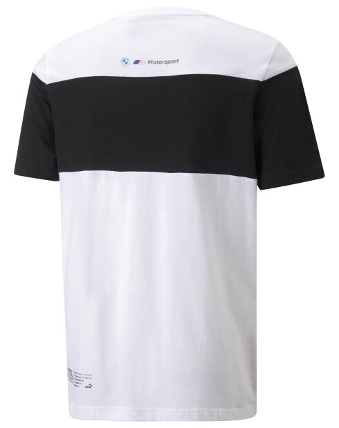 T-Shirt BMW blanc/noir